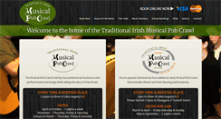 Desktop Screenshot of musicalpubcrawl.com